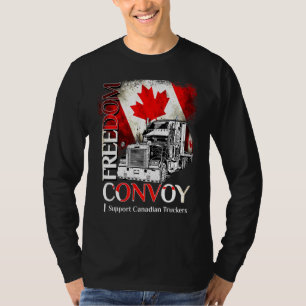 Camiseta Camioneros canadienses Suppo del Convoy de Liberta