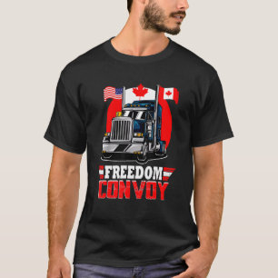 Camiseta Camioneros canadienses Suppo del Convoy de Liberta