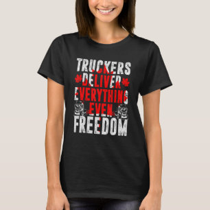 Camiseta Camioneros canadienses Suppo del Convoy de Liberta