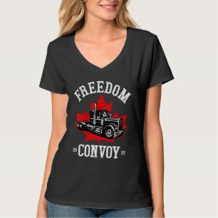 Camiseta Camioneros canadienses Suppo del Convoy de Liberta