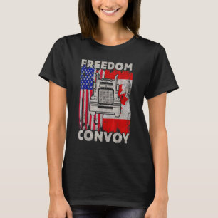 Camiseta Camioneros canadienses Suppo del Convoy de Liberta