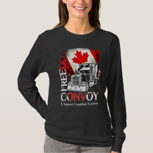Camiseta Camioneros canadienses Suppo del Convoy de Liberta