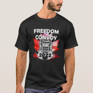 Camiseta Camioneros canadienses Suppo del Convoy de Liberta