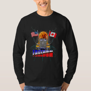 Camiseta Camioneros canadienses Suppo del Convoy de Liberta