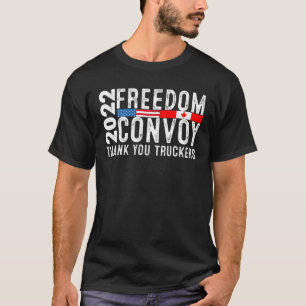 Camiseta Camioneros canadienses Suppo del Convoy de Liberta