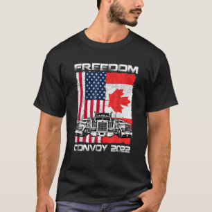 Camiseta Camioneros canadienses Suppo del Convoy de Liberta