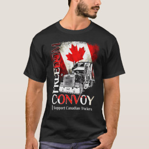 Camiseta Camioneros canadienses Suppo del Convoy de Liberta