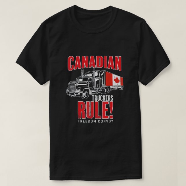 Camiseta Camioneros de Canadá (Diseño del anverso)