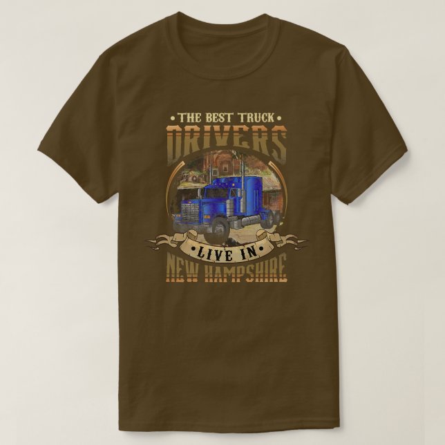 Camiseta Camioneros divertidos los mejores conductores de c (Diseño del anverso)