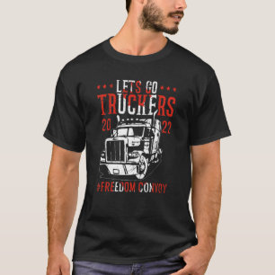 Camiseta Camioneros Go Letu2019s Bandera de Estados Unidos 