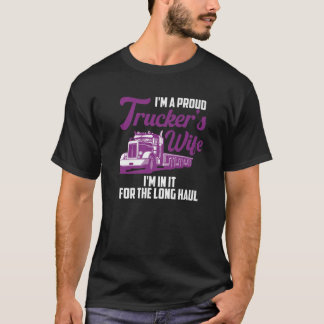 Camiseta Camioneros graciosos regalo de esposa para mujeres