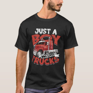Camiseta Camioneros Hombres Marido Semi Trailer Conductor 4