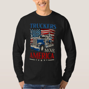 Camiseta Camioneros mueven a conductores de camiones estado
