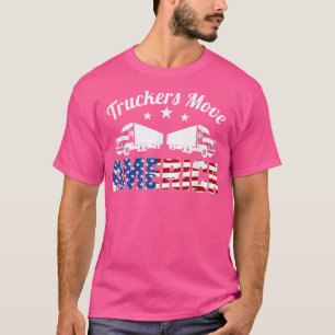 Camiseta Camioneros Mueven Estados Unidos - Conductor de ca