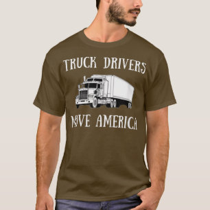 Camiseta Camioneros mueven la camioneta estadounidense
