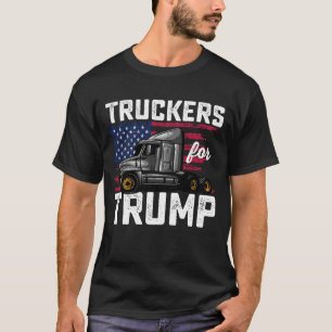 Camiseta Camioneros Para Trump Elección Presidencial Vintag