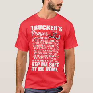 Camiseta Camioneros Rezan Para Que Me Hagan Sentir Seguro H