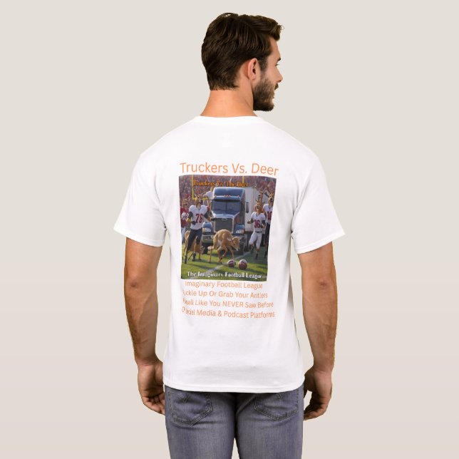Camiseta Camioneros Vs Ciervos  (Reverso completo)