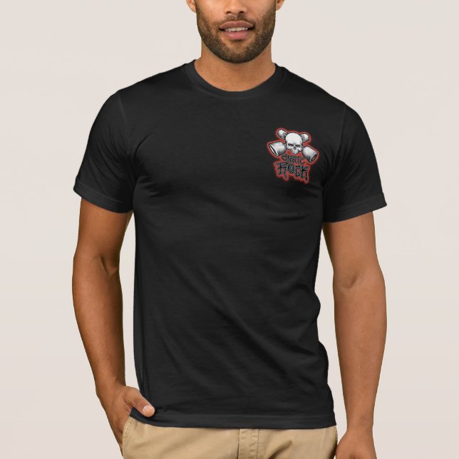 Camiseta Camiones cruzados SKATE ROCK (Anverso)