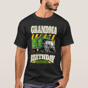 Camiseta Camiones de basura de cumpleaños de la abuela