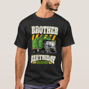 Camiseta Camiones de basura de la tripulación de cumpleaños