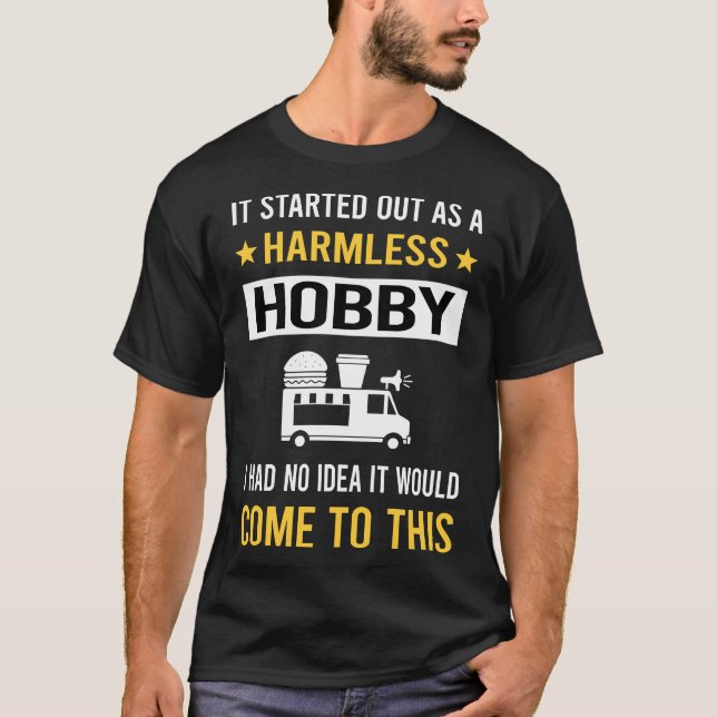Camiseta Camiones de Camión de Comida Hobby sin daño (Anverso)
