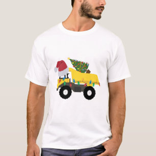 Camiseta Camiones de construcción para navidades