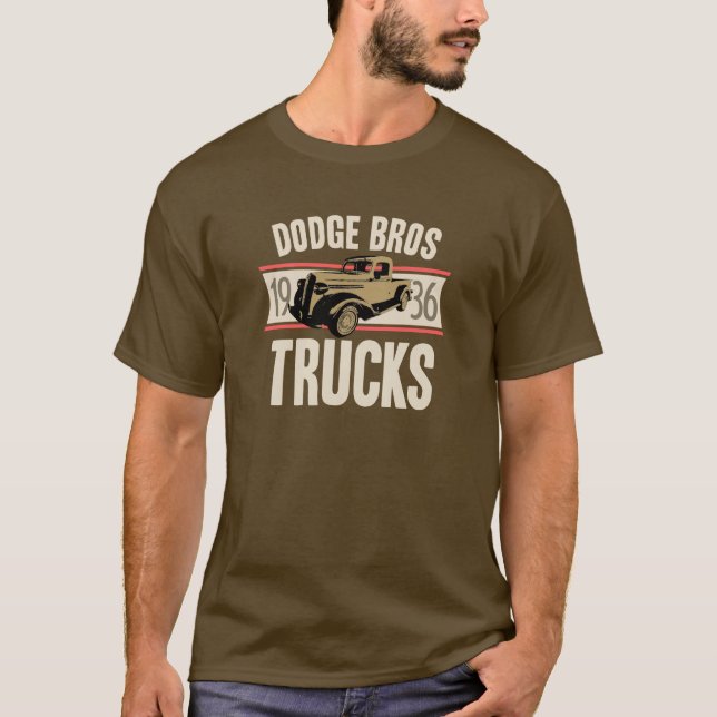 Camiseta Camiones de Dodge Bros (Anverso)