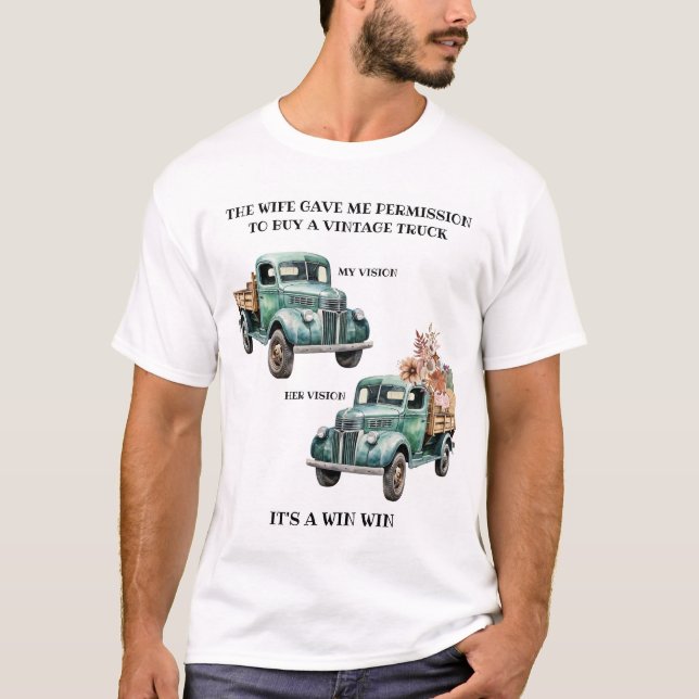 Camiseta Camiones de época (Anverso)