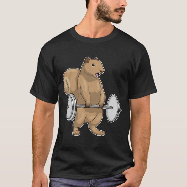 Camiseta Camiones de goma de ardillas (Anverso)