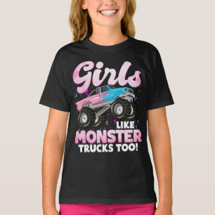 Camiseta Camiones de monstruo, Chicas como camiones de mons
