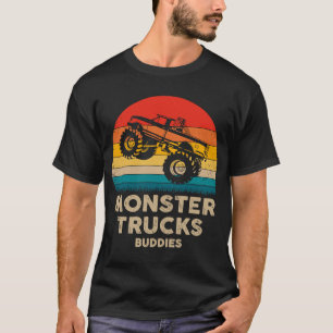 Camiseta Camiones de Monstruo de Budistas Camiones de Monst
