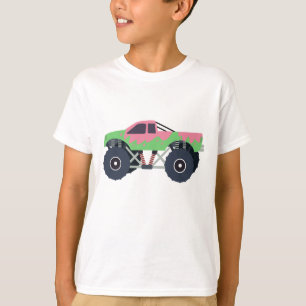 Camiseta Camiones de monstruo de colores Carreras niños ver