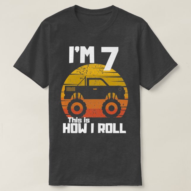 Camiseta Camiones de Monstruo divertidos regalo de la fiest (Diseño del anverso)