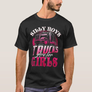 Camiseta Camiones De Niños Silly Son Para Chicas Camionero