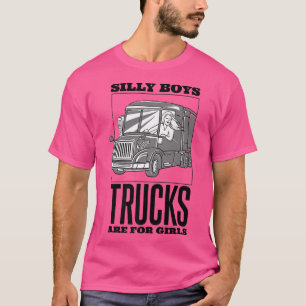 Camiseta Camiones De Niños Silly Son Para Chicas, Camionero