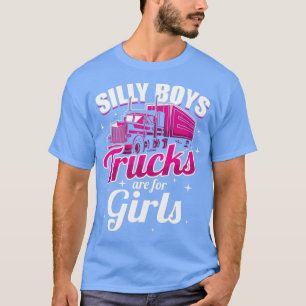 Camiseta Camiones De Niños Silly Son Para Chicas Conductora
