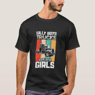 Camiseta Camiones De Niños Silly Son Para Chicas Graciosos