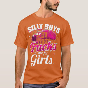 Camiseta Camiones de niños tontos son para Chicas 3