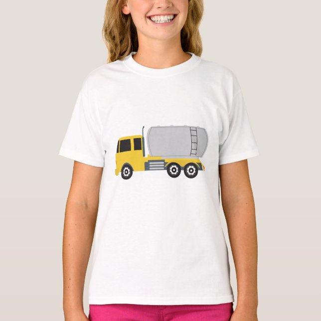 Camiseta Camiones de transporte de camiones cisterna (Anverso)