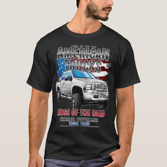 Camiseta Camiones estadounidenses Ford gay  (Anverso)
