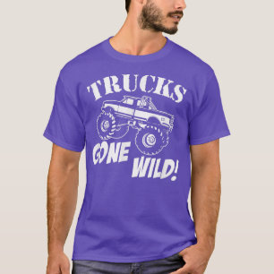 Camiseta Camiones Monster se volvieron salvajes 4x4 fuera d