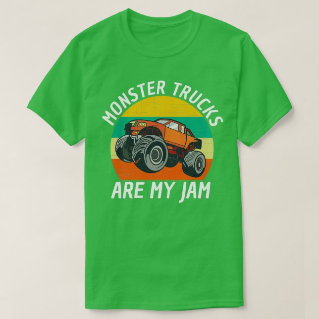 Camiseta Camiones Monster Son Mi Jam Big Wheels 6 (Diseño del anverso)