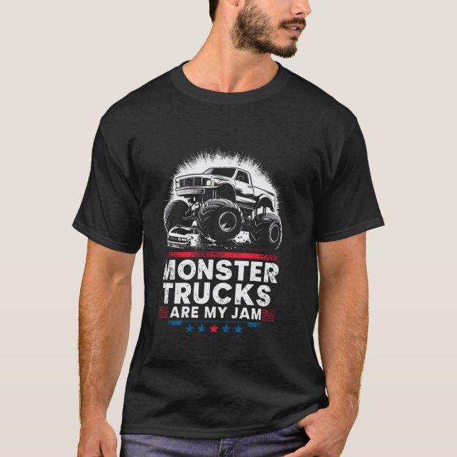 Camiseta Camiones Monster Son Mi Jam Guay Engines Monster T (Anverso)