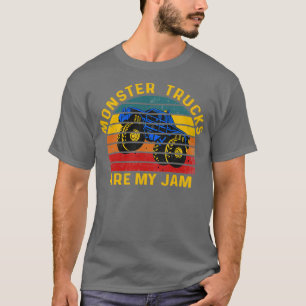 Camiseta Camiones Monster Son Mi Jam Vintage Sunset