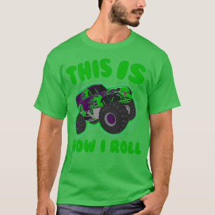 Camiseta Camiones monstruo así es como rollo camiones monst