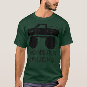 Camiseta Camiones Monstruo Kawaii Camioneros Geniales Aplas
