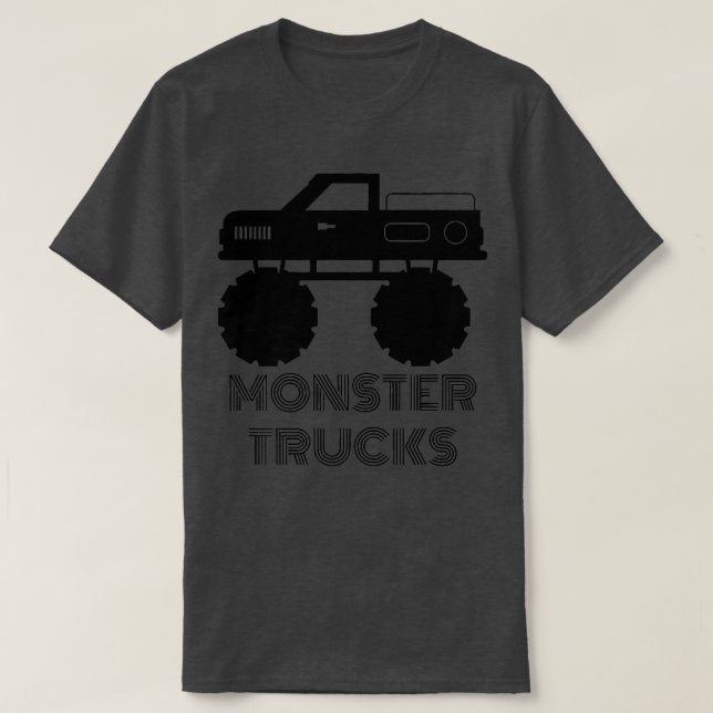 Camiseta Camiones Monstruo Los Conductores De Aplastamiento (Diseño del anverso)