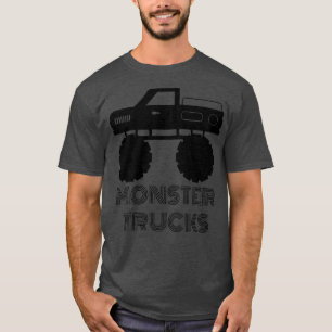 Camiseta Camiones Monstruo Los Conductores De Aplastamiento