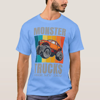 Camiseta Camiones monstruo son mi cita para el ventilador